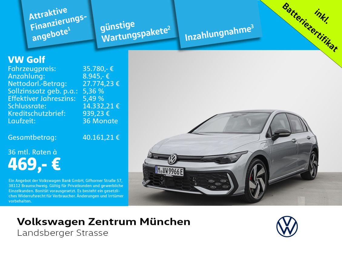 Volkswagen Golf VIII GTE 1.5 eHybrid BlackStyle Navi IQ.Lig