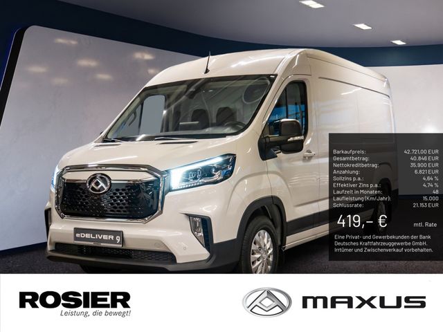 Maxus eDELIVER 9 KA L3H2 72 kWh Klima Kamera LED Distr