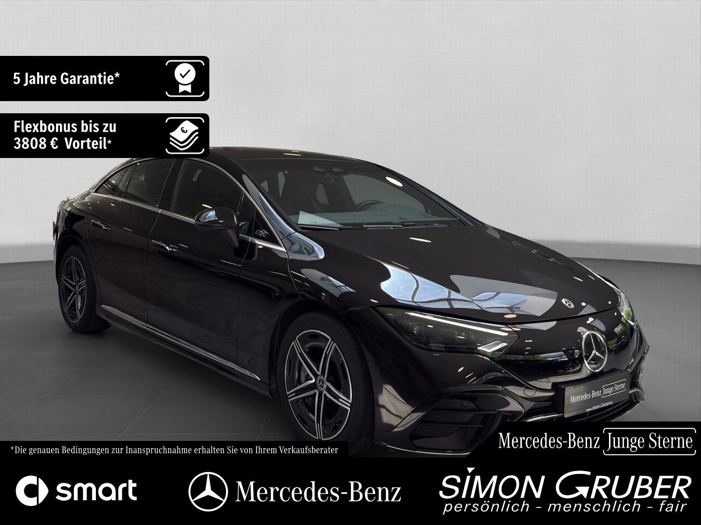 Fahrzeugabbildung Mercedes-Benz EQE 500 4M AMG Hyper Airmatic HUD Burm Mod 2025