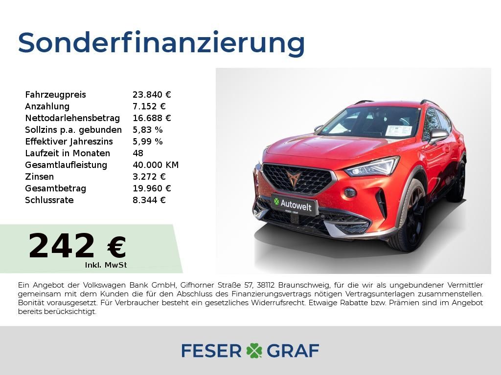 CUPRA Formentor VZ 1.4 TSI e-Hybrid DSG LED ACC AHK