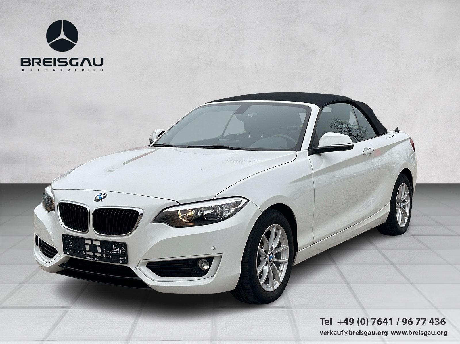 BMW 218 i Cabrio Automatik Advantage