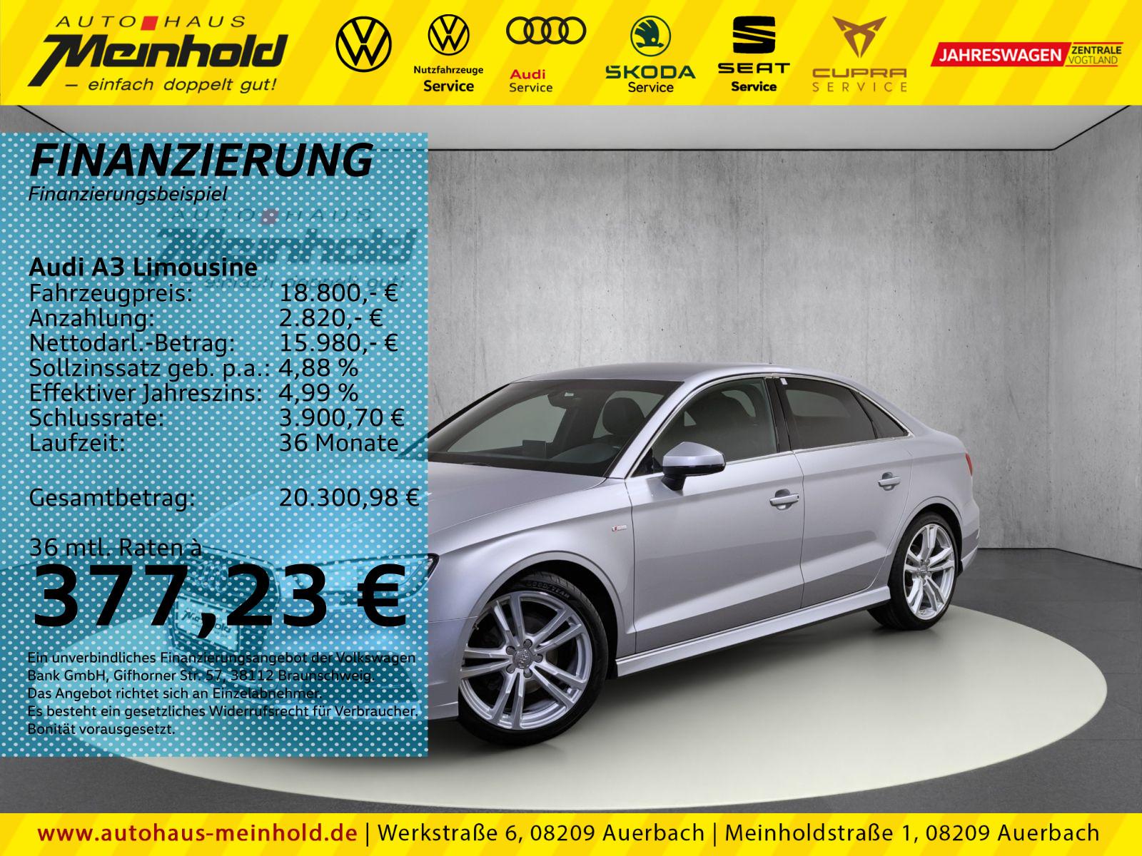 Audi A3 Limousine Sport 30 TFSI S-Line 2x, 6-Gang,LED