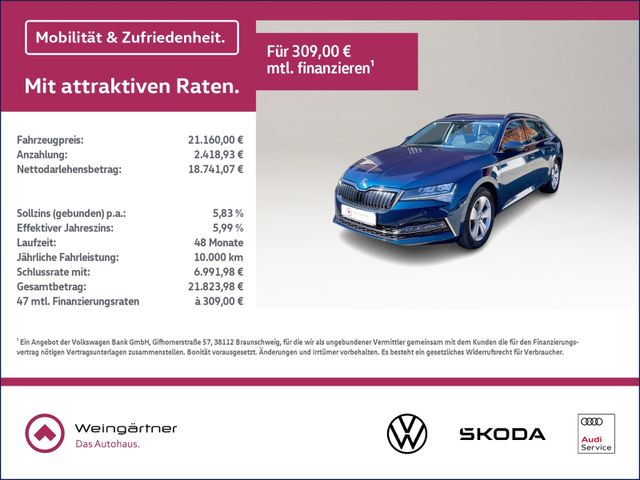 Superb Combi 1.4 TSI Ambition iV, AHK, Standheiz