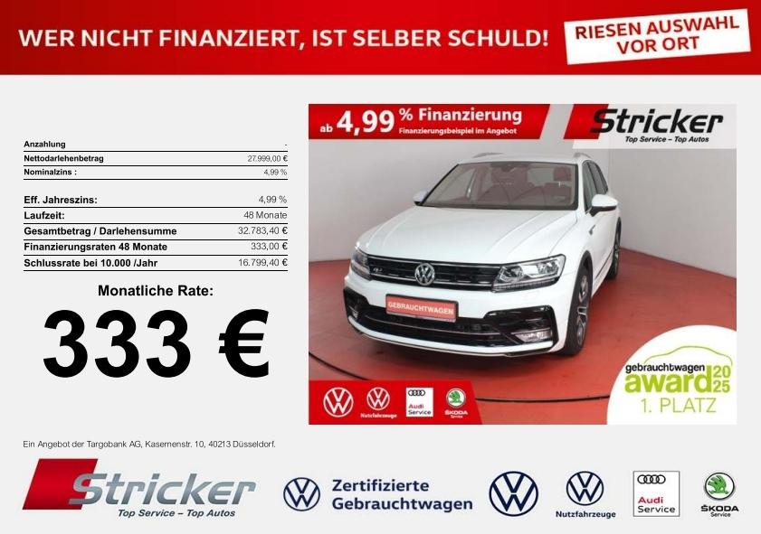Volkswagen Tiguan R-Line 2.0TDI DSG 4M 333,-ohne Anzahlung