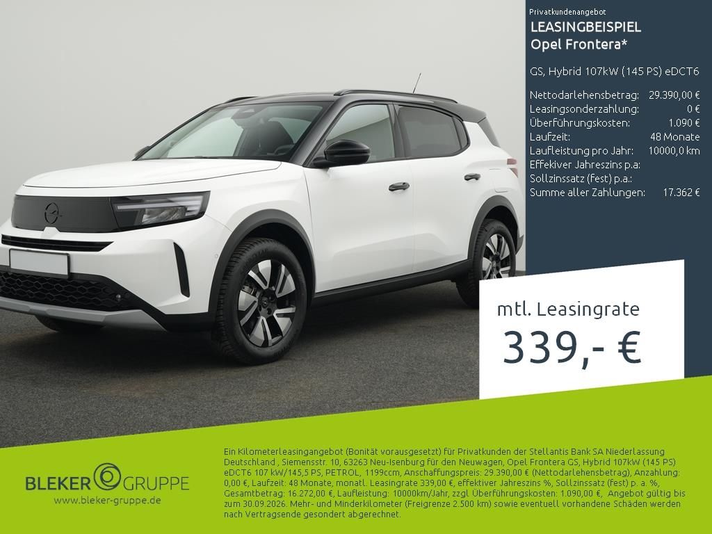 Opel Frontera GS, Hybrid 107kW (145 PS) eDCT6