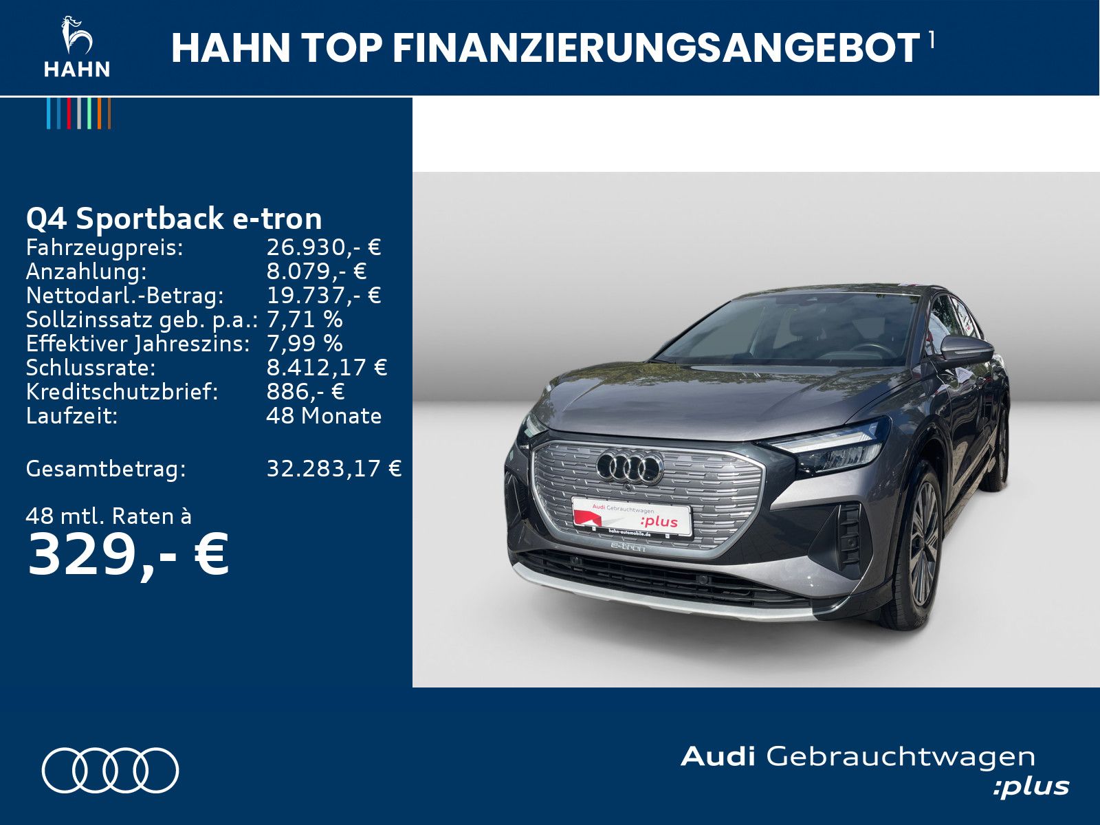 Audi Q4 Sportback 40 e-tron advanced Wärmepumpe CarPl imagem 2