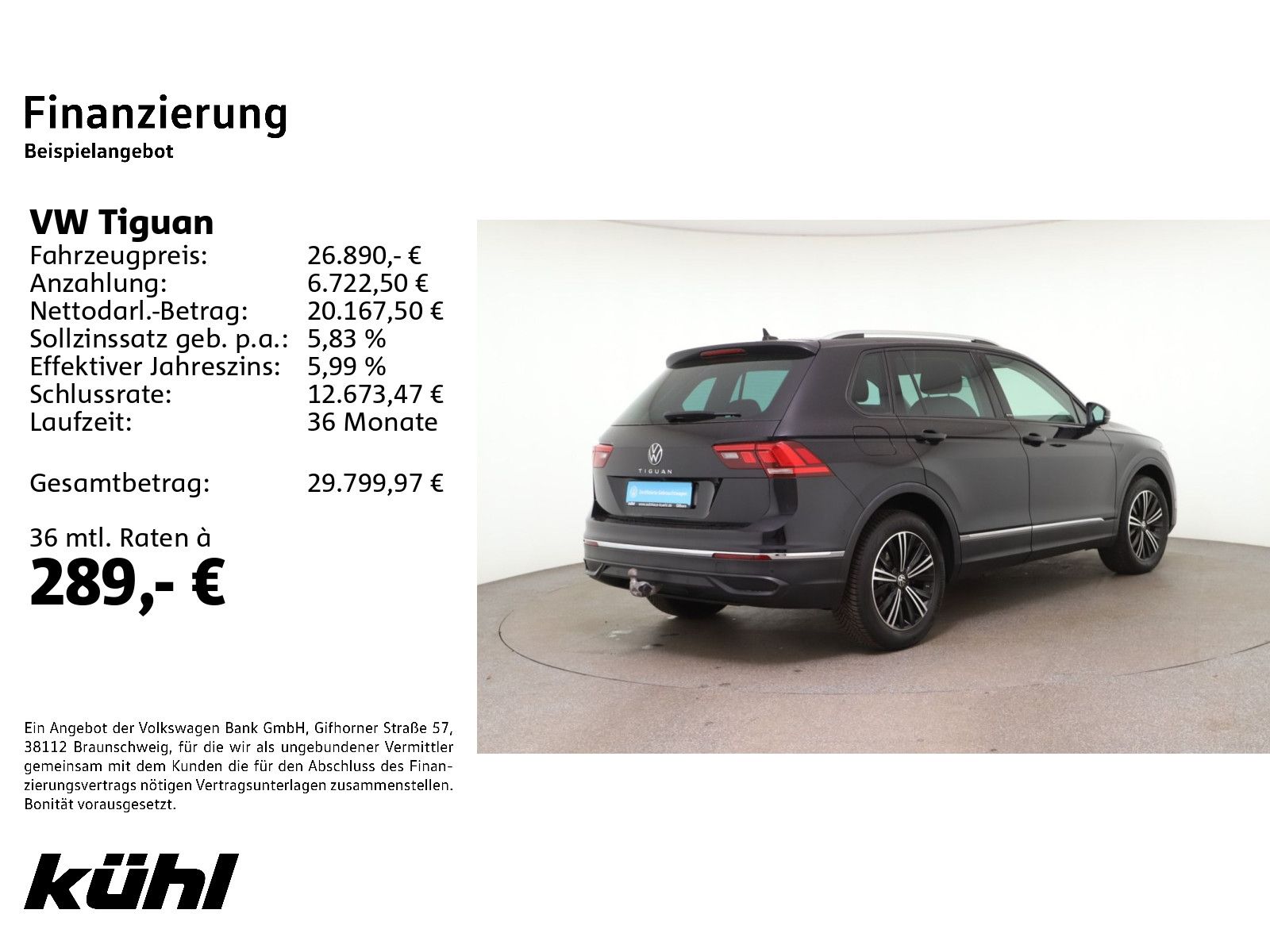 Volkswagen Tiguan 2.0 TDI DSG Active LED ACC Kamera App Nav foto 2