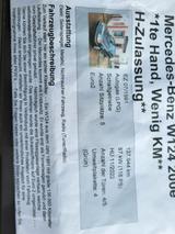 Mercedes-Benz mercedes-benz W 124 200e  1te H Zulassung - Mercedes-Benz W124 te