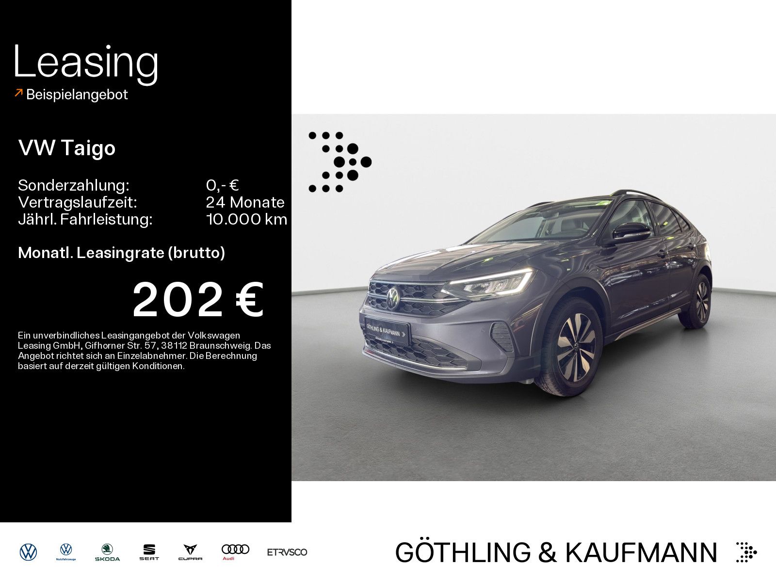 Volkswagen Taigo Life GOAL 1.0 TSI*NAVI*SHZ*LED*ACC*APP*Ass