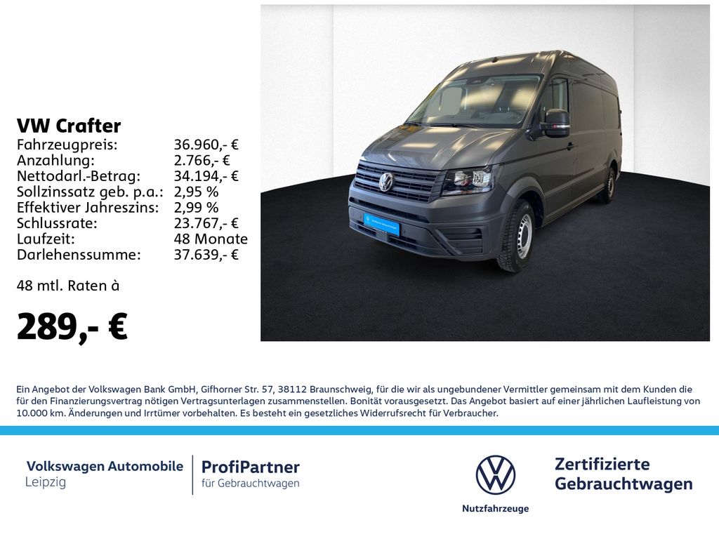 Volkswagen Crafter 35 MR HD *RFK*PDC*vorb.AHK*SHZ*DAB+