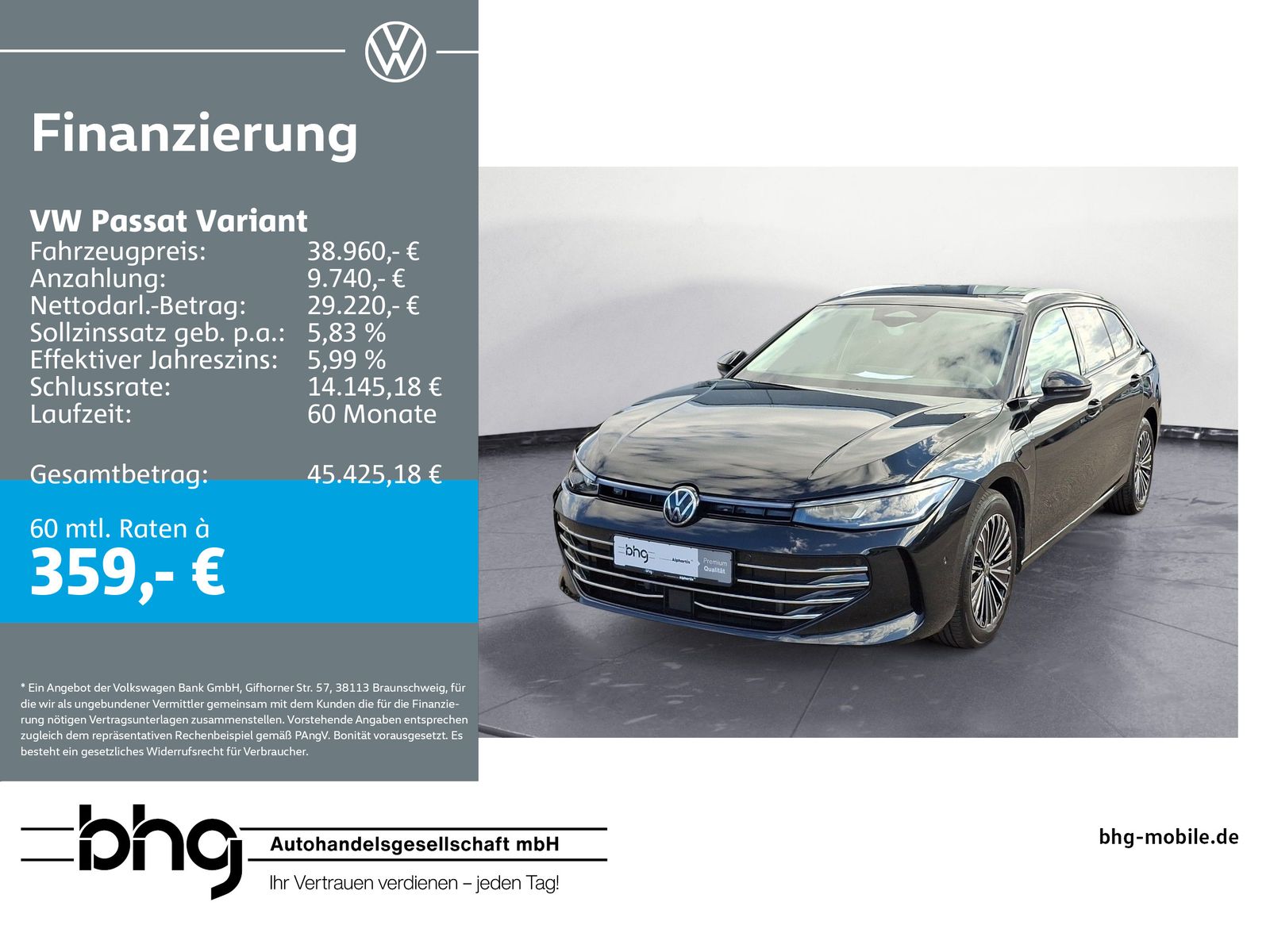 Volkswagen Passat Variant 1.5 e-Hybrid DSG ELEGANCE