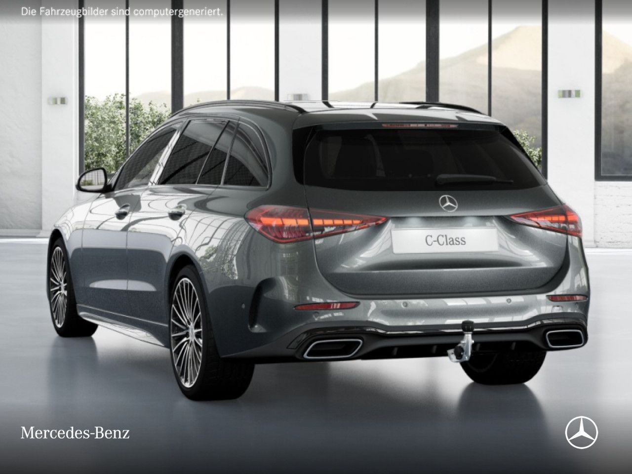 Mercedes-Benz C 220 d T AMG NIGHT PANO 360 AHK BURMESTER 19 foto 18