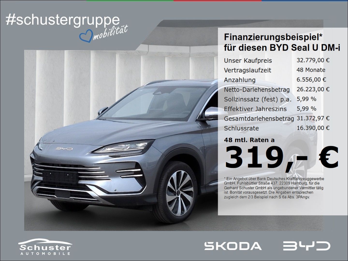 BYD Seal U DM-i Design AWD eHyb*Panodach Sitzbelüft