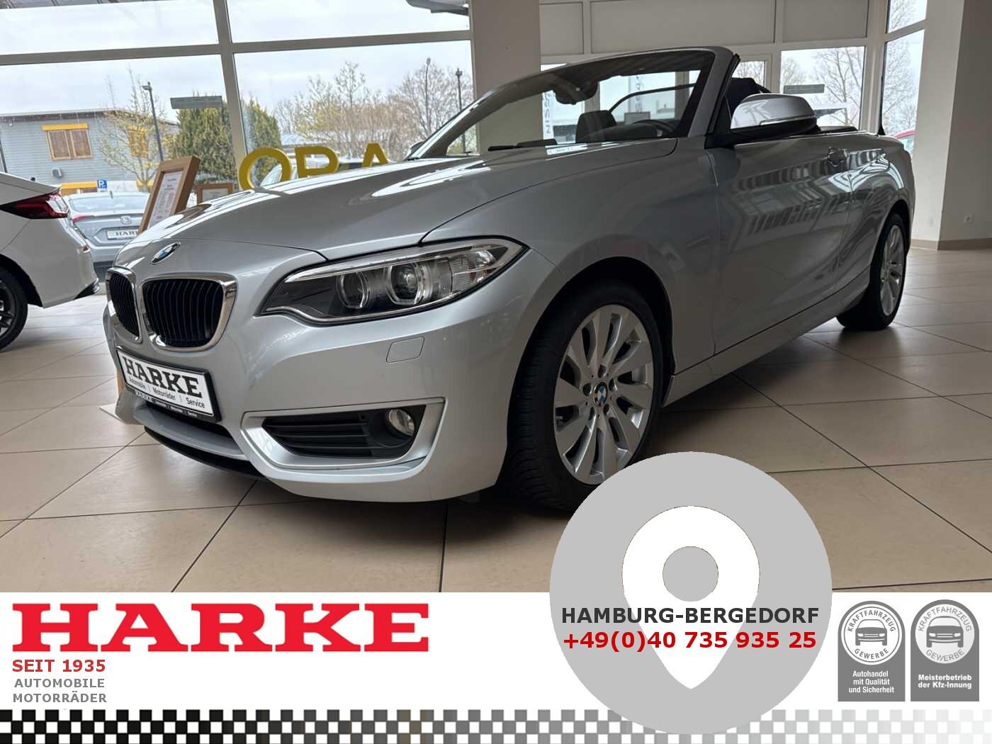 BMW 220i Cabrio Aut. Advantage 2er