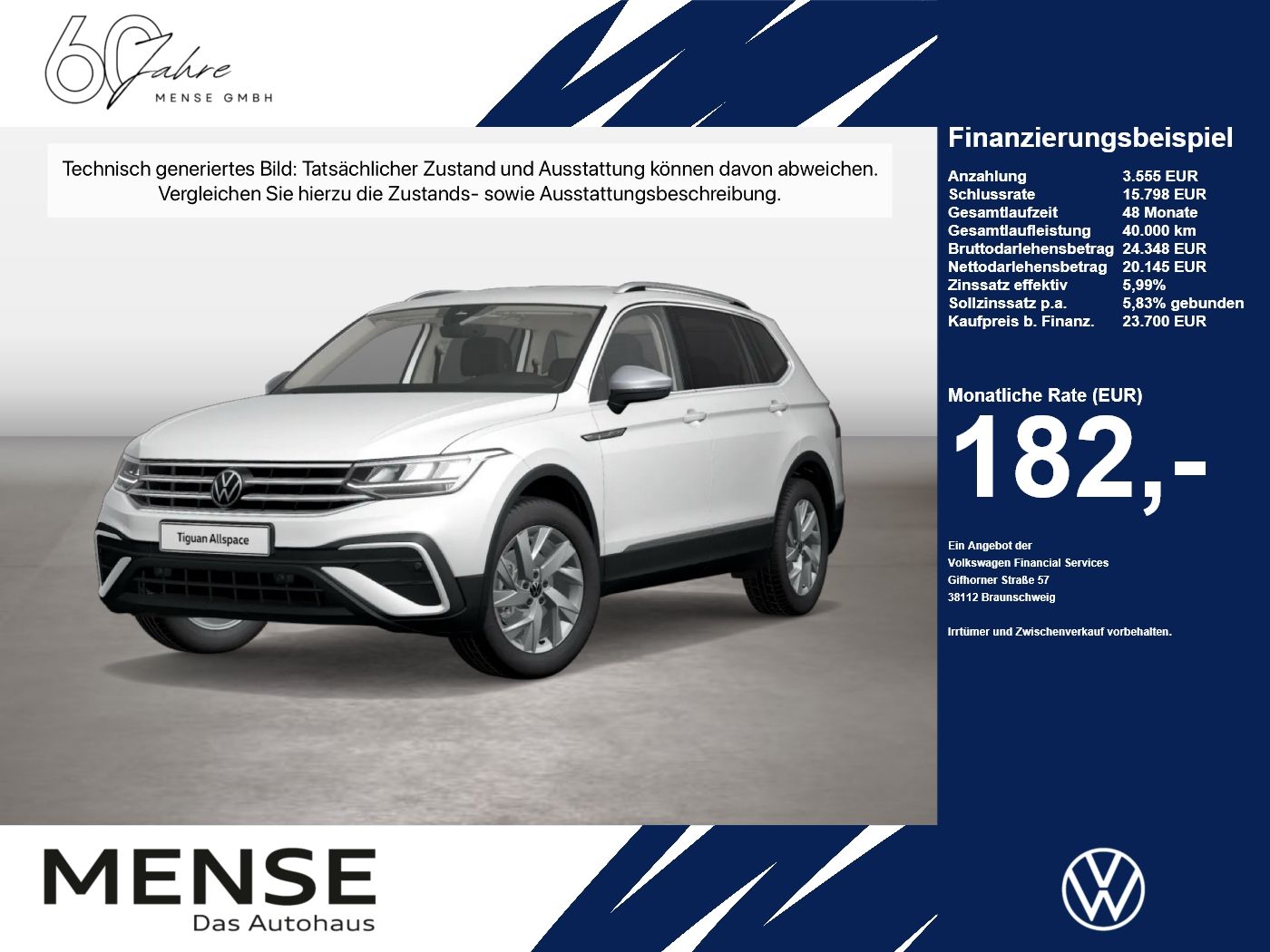 Volkswagen Tiguan Allspace 2.0 TDI DSG Life ACC|LED|Navi|LM
