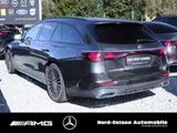 Mercedes-Benz E 220 d T AMG PANO AHK BURMESTER NIGHT - mit Diesel-Antrieb: Grau, Panorama-Dach, Kombi