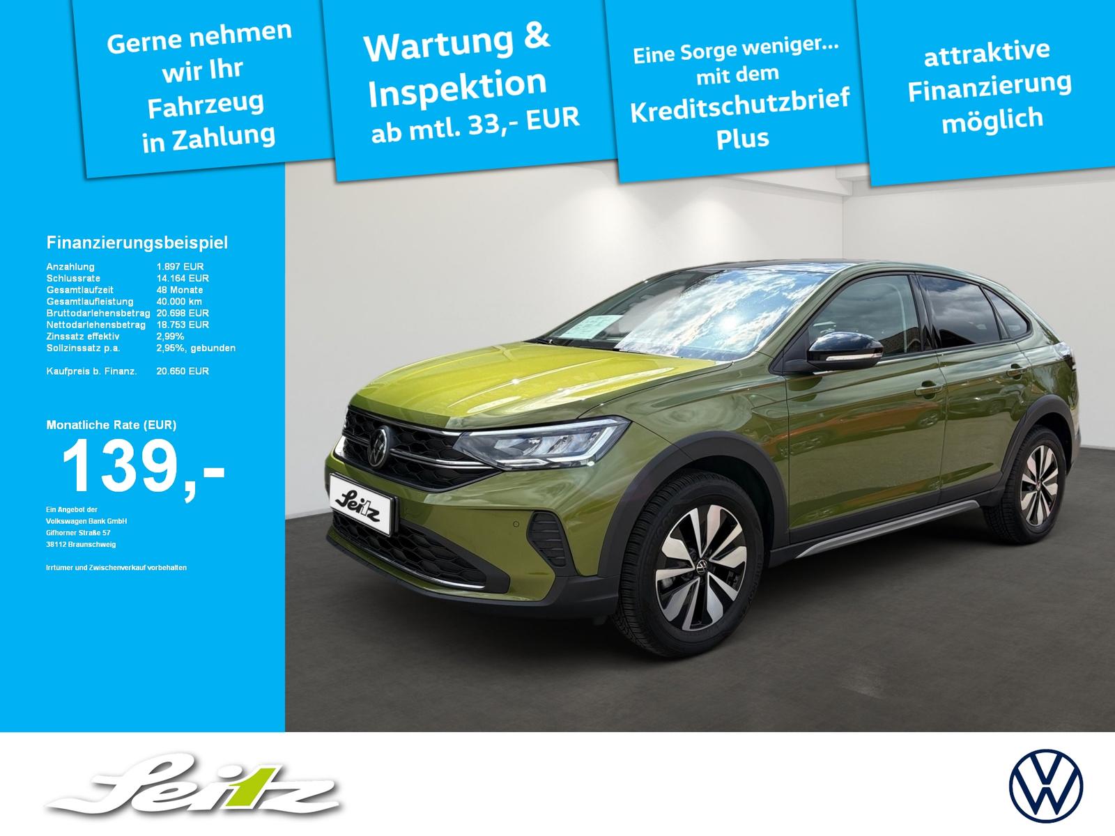 Volkswagen Taigo 1.0 TSI Goal *LED*PANO*KAMERA*NAVI*
