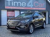 Hyundai Santa Fe blue Premium 4WD AHK SHZ Leder RKamera - Hyundai SANTA FE aus 2017