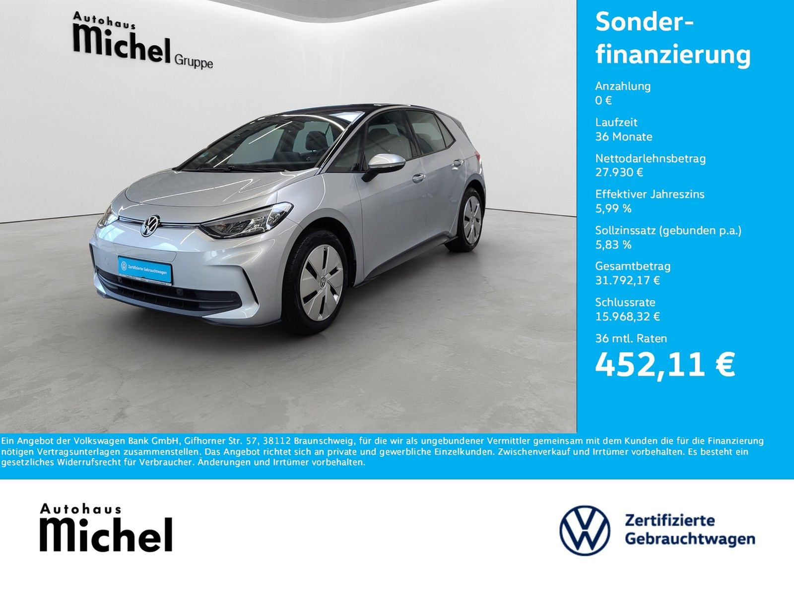 Volkswagen ID.3 Pro 150kW/58kWh Wärmepumpe ACC Navi LED imagem 2