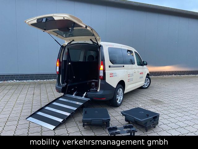 Volkswagen Caddy Taxi Maxi 5 BTW Rollstuhltransport 7-Sitz.