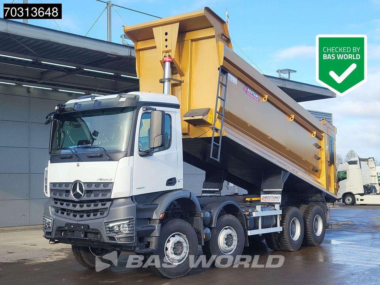 Mercedes-Benz Arocs 4851 8X4 NEW!! 26m3 Tipper Full Steel Big-