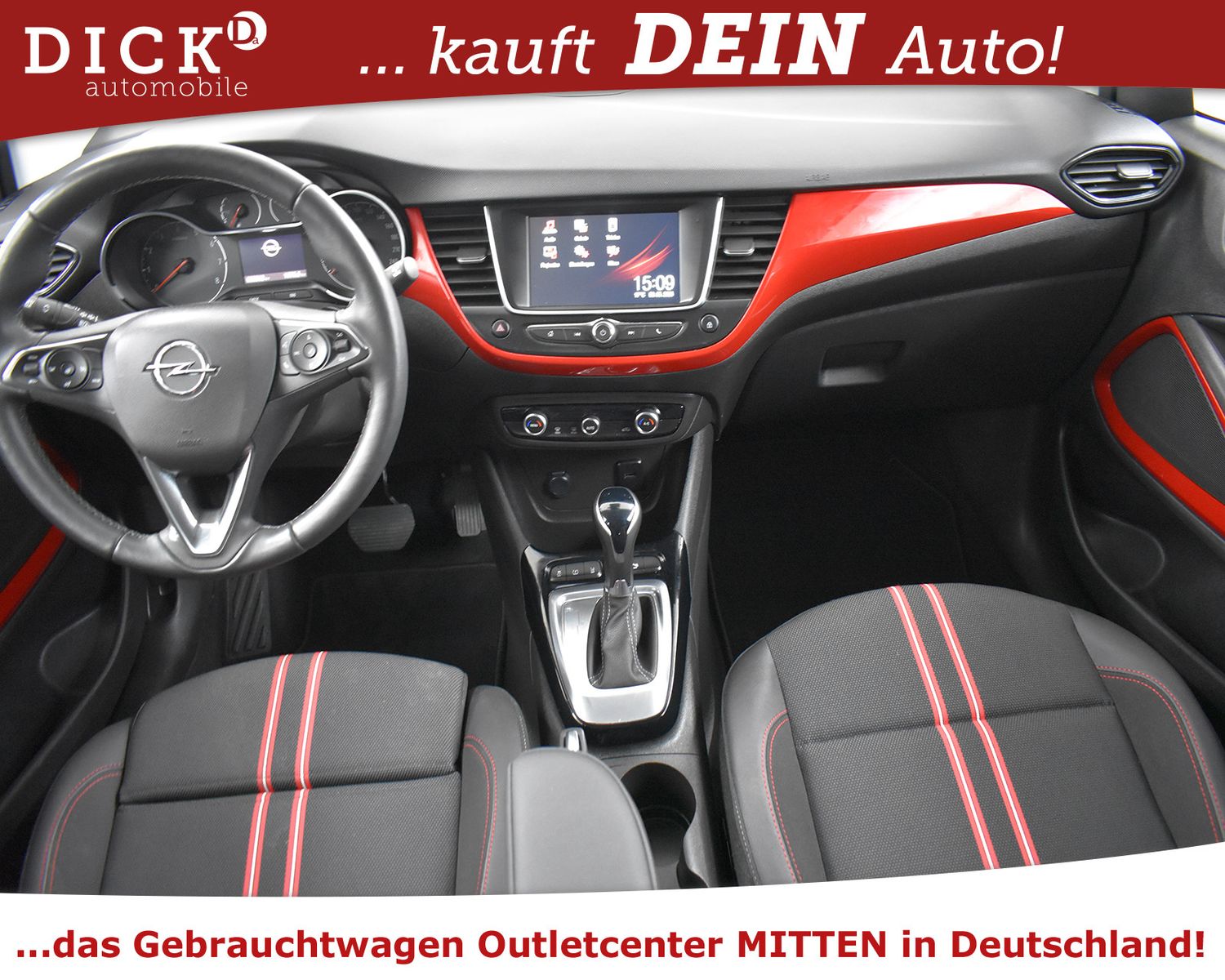 OPEL Crossland X 1.2 Aut GS Line KAM+LEDER+SHZ+DAB+17 - Image 8