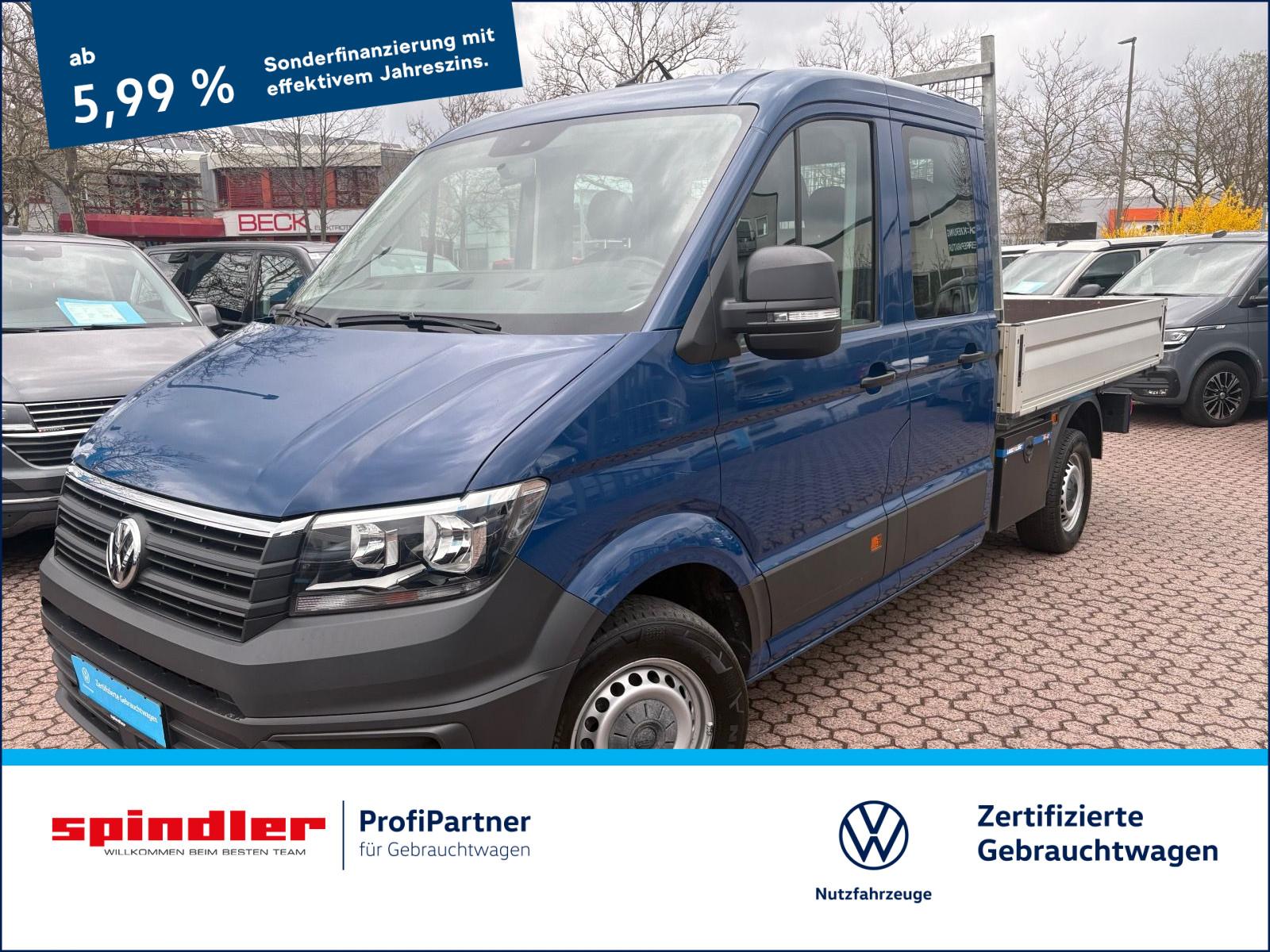 Volkswagen Crafter 35 Pritsche 2.0 TDI DOKA MR / AHK, Klima