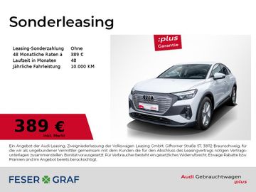 Audi Leasingangebot: Audi Q4 Sportback 45e-tron LED/Navi+/GRA/DAB