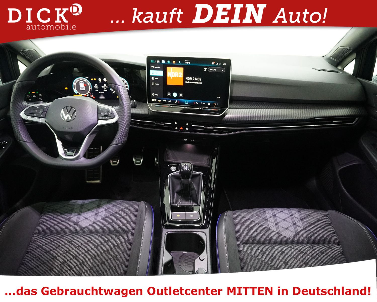 Fahrzeugabbildung Volkswagen Golf VIII 1.5 3X R-LINE+PANO+MATRI+360+HEAD+AHK+