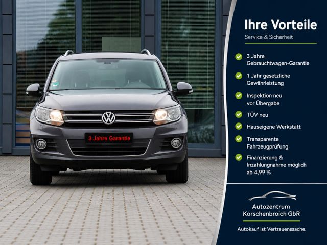 VW Tiguan Sport &amp; Style 4Motion MIT 3 J. GARANTIE !