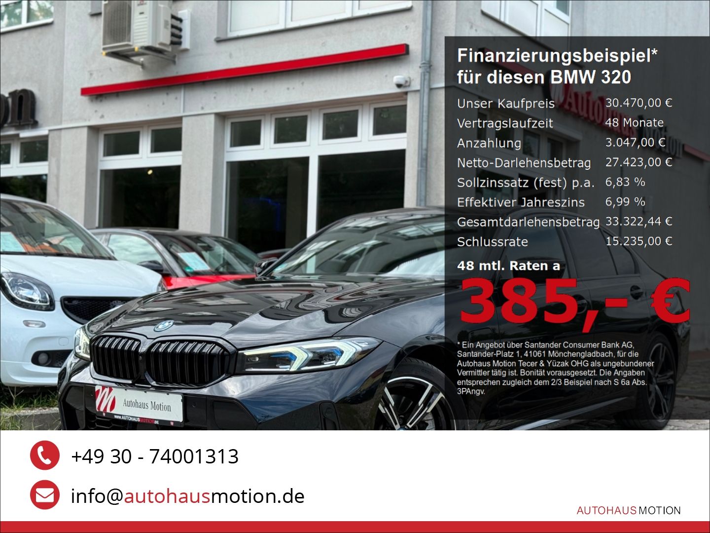 BMW 320 e M Sport Navi LED HUD 360 Kamera ACC SHZ