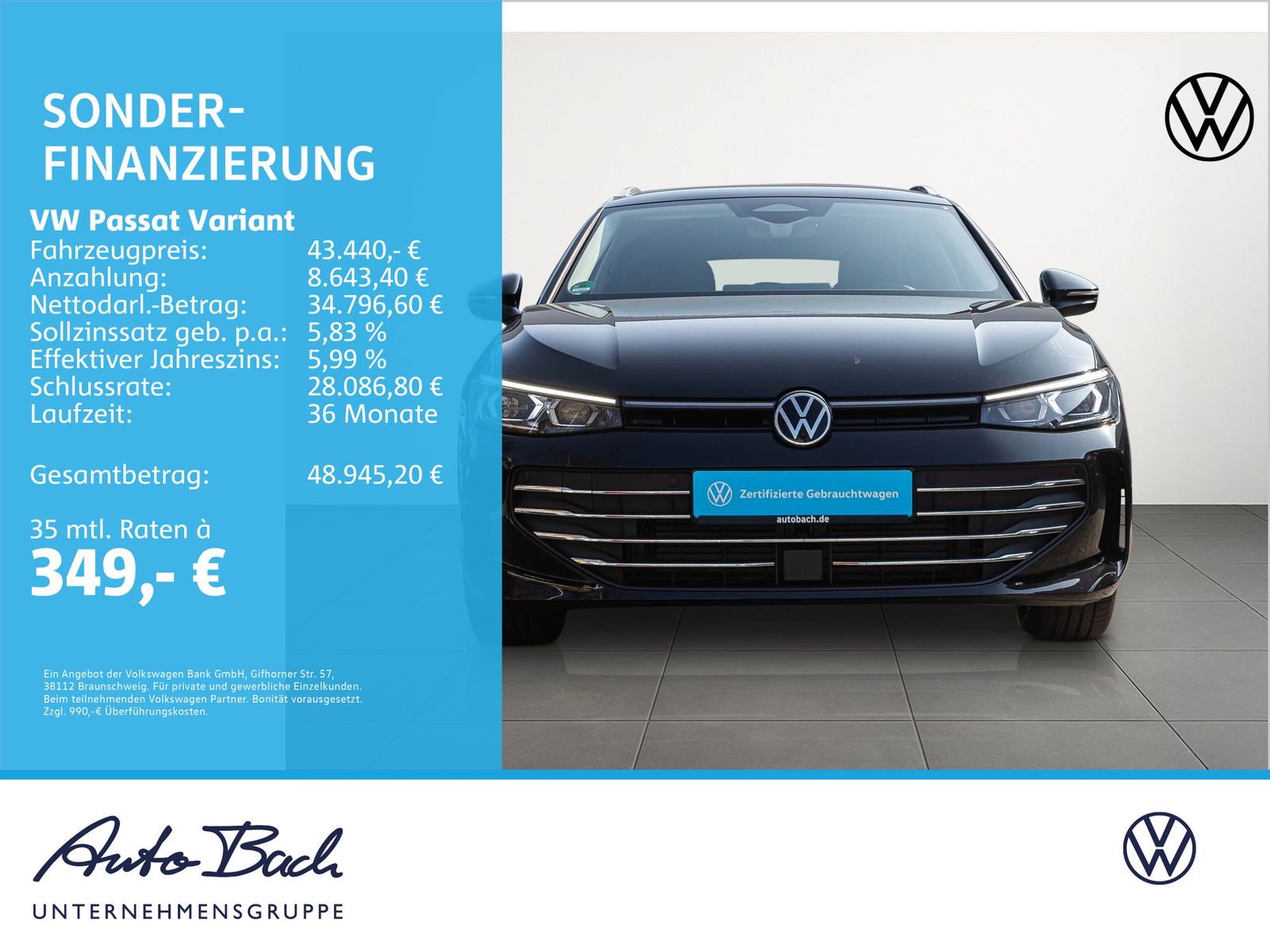 Volkswagen Passat Variant 2.0 TDI DSG Business, LED-Matrix, imagem 2