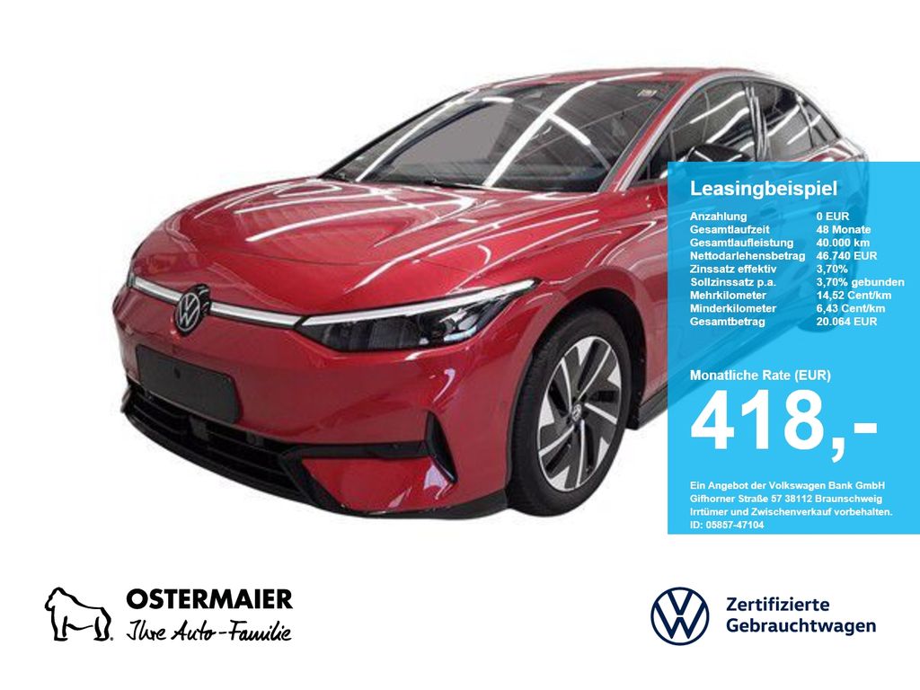 Volkswagen ID.7 PRO 286PS ACC.5J-G.WÄRMEPUMPE.AHK.AREA-VIEW
