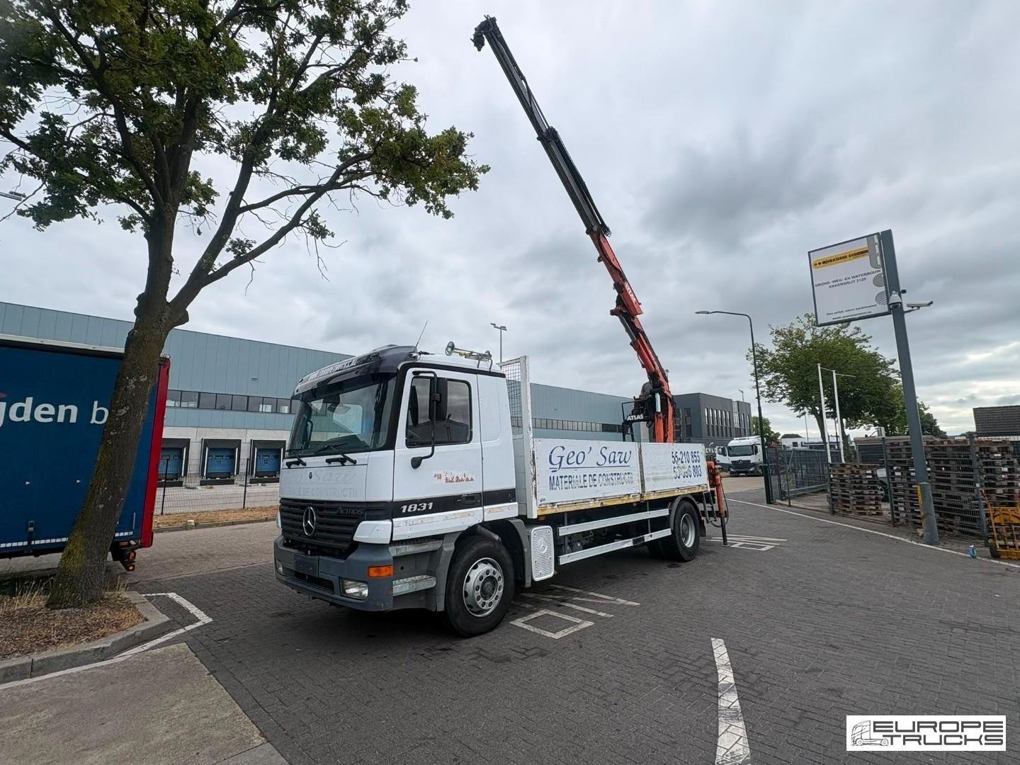 Mercedes-Benz Actros 1831 Steel/Air - EPS 3 Ped - Atlas Grue 1