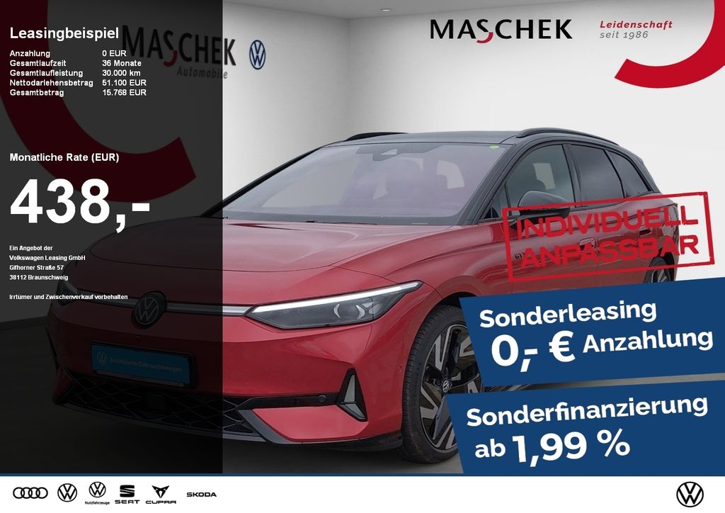 ID.7 Tourer GTX 4Motion Wärmepumpe Pano AHK IQ-L