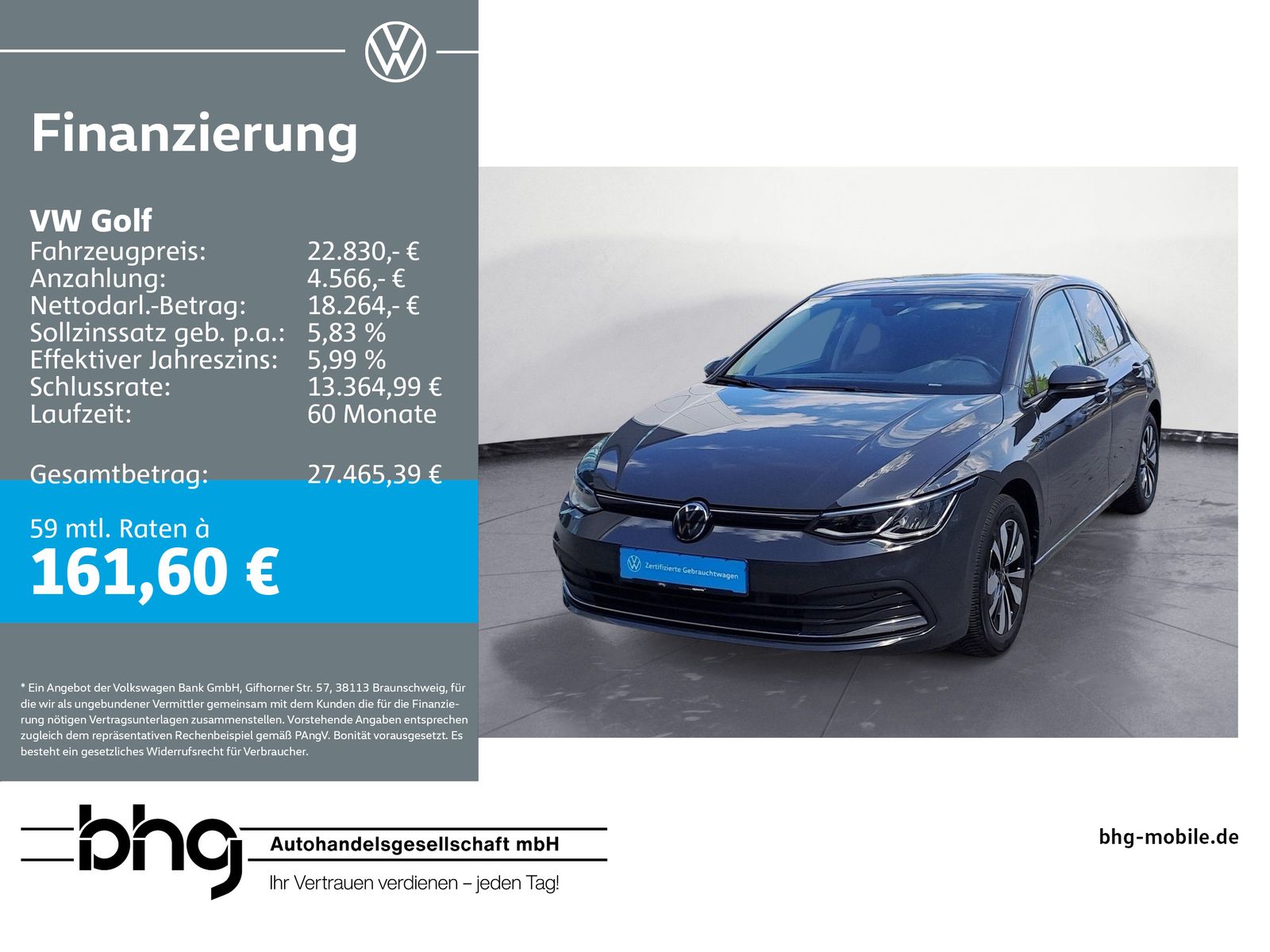 Volkswagen Golf 1.5 TSI Fahrprofil LED App-Connect LightAss