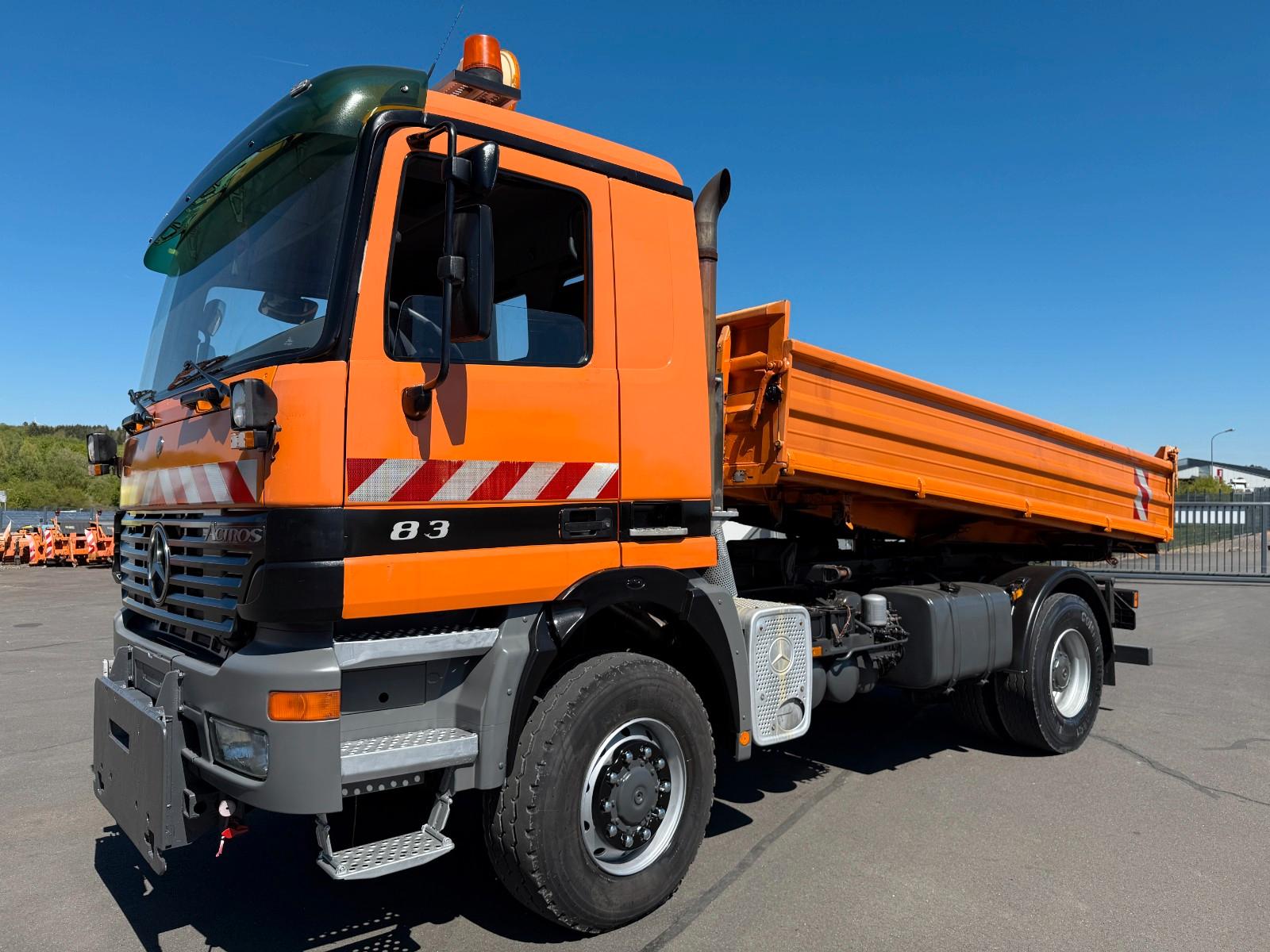 Mercedes-Benz Actros 1831 4x4 Meiller Kipper + Kupplung,