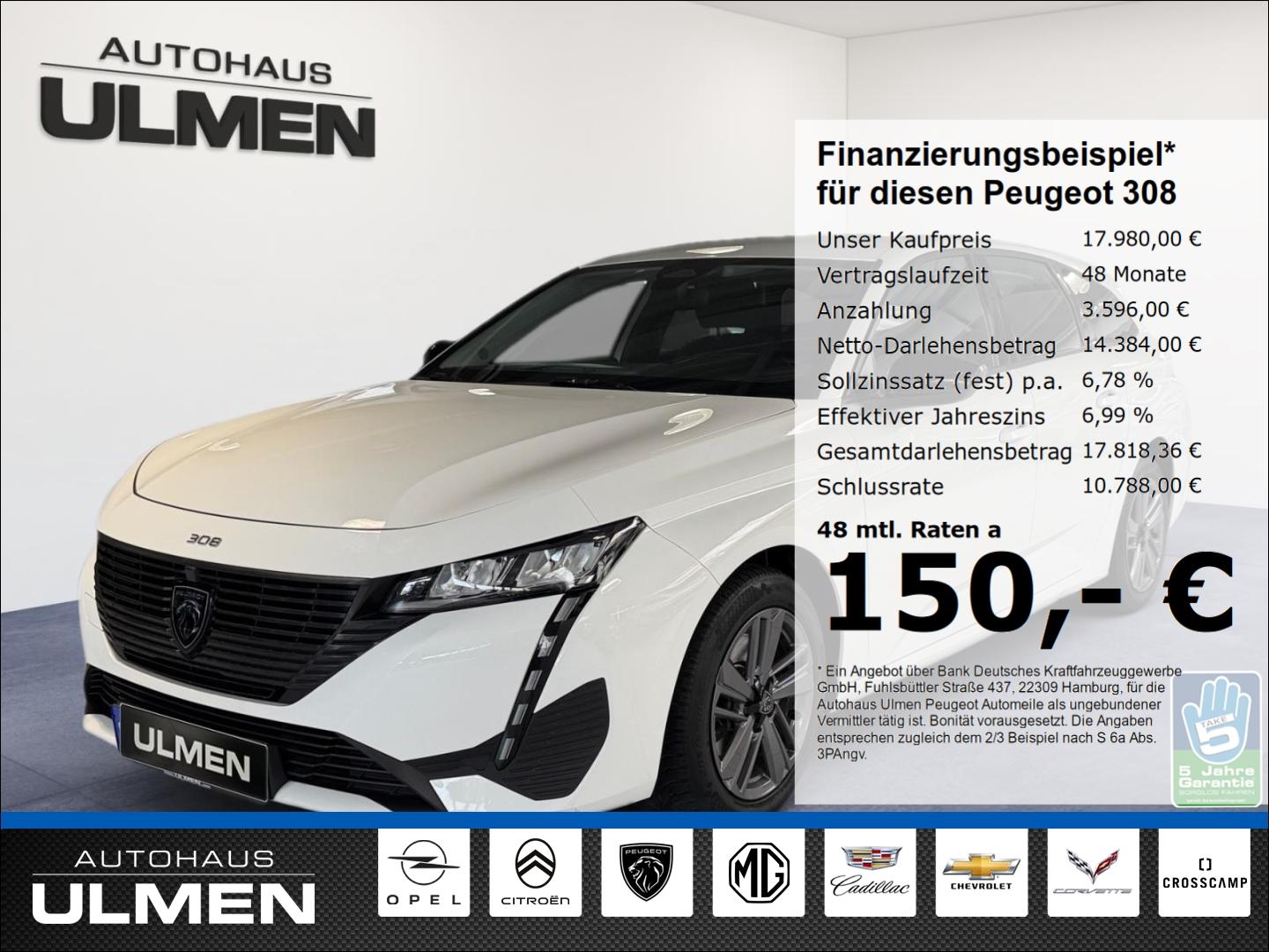 Peugeot 308 SW Active Pack 130 Android Auto SHZ PDC