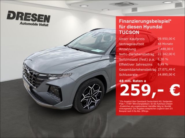 Hyundai Tucson — HYUNDAI Tucson  N Line Hybrid 1.6 T-GDi 230PS 6-AT 4WD LE