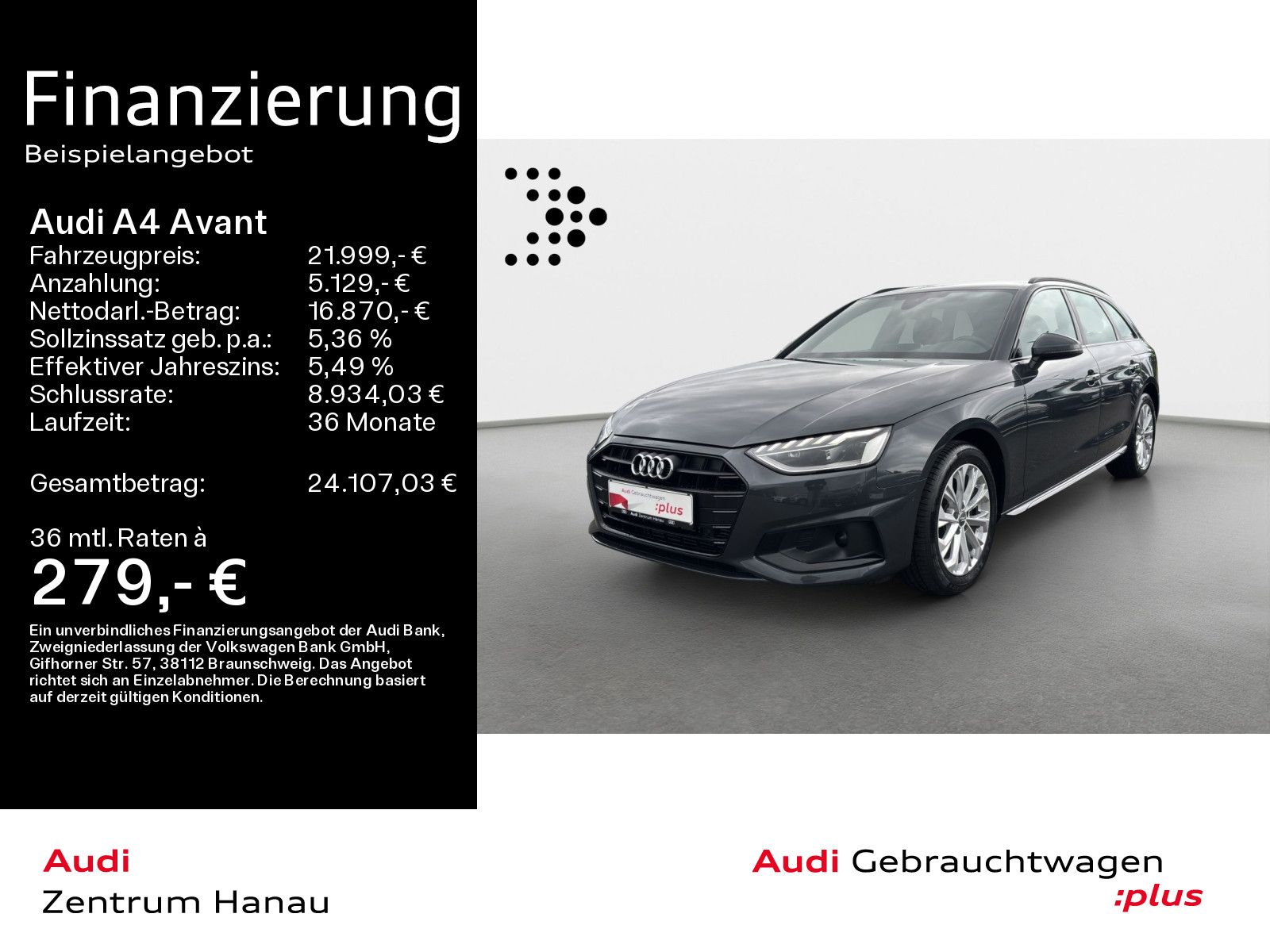 Audi A4 Avant 35 TFSI S tronic ADVANCED *INT S LINE*