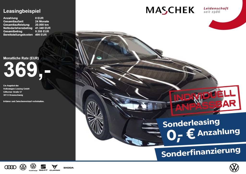 Volkswagen Passat Elegance 1.5 eHybrid Sonderleasing AHK An