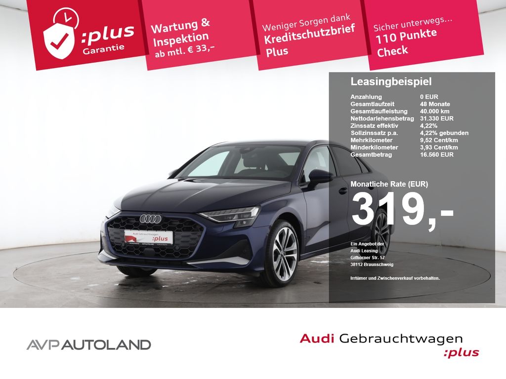 A3 Limousine 35 TFSI S tronic advanced | AHK |