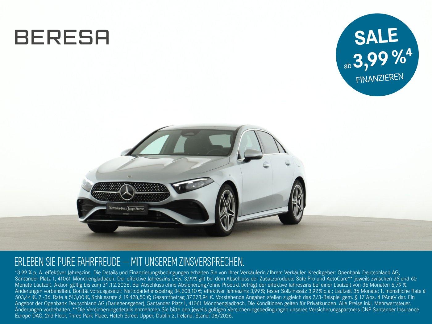 Mercedes-Benz A 200 d Limousine AMG MBUX Distronic Kamera LED