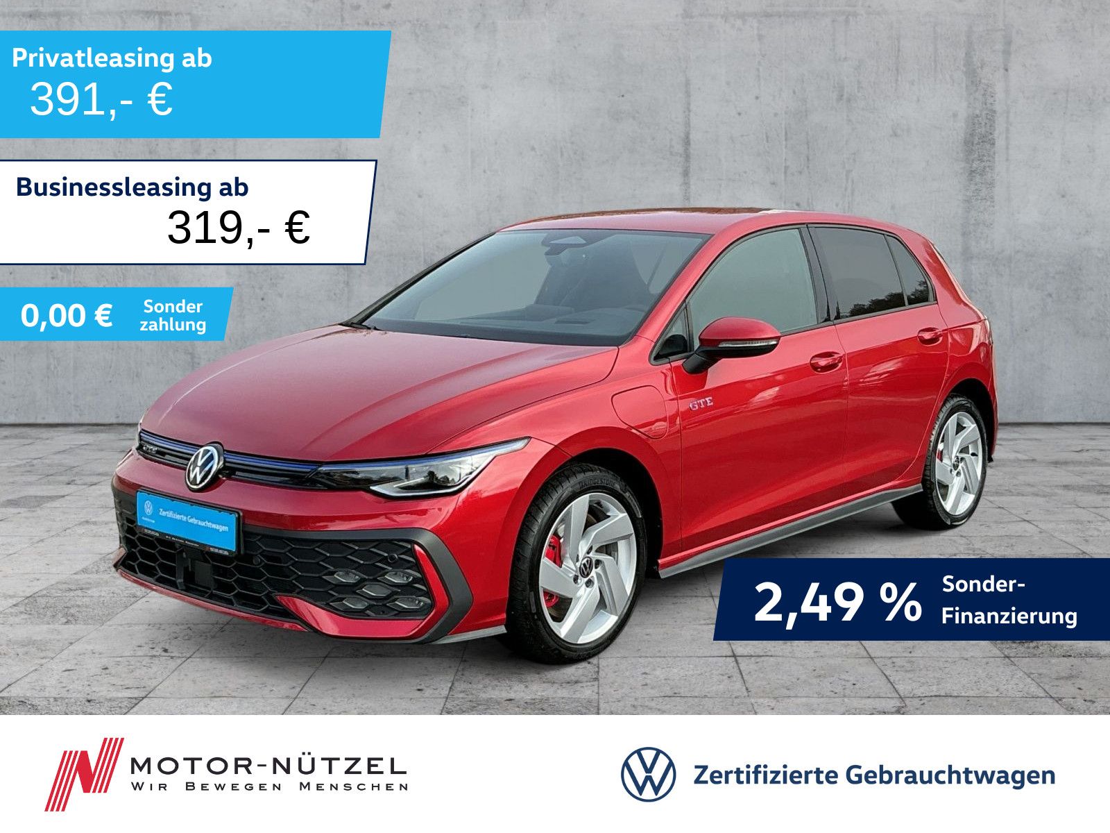 Volkswagen Golf VIII GTE 5JG+MATRIX+NAVI+AHK+ACC+SHZ+HuD