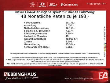 Hyundai i10 1.0 Select Navi Kamera Spurhalteassistent