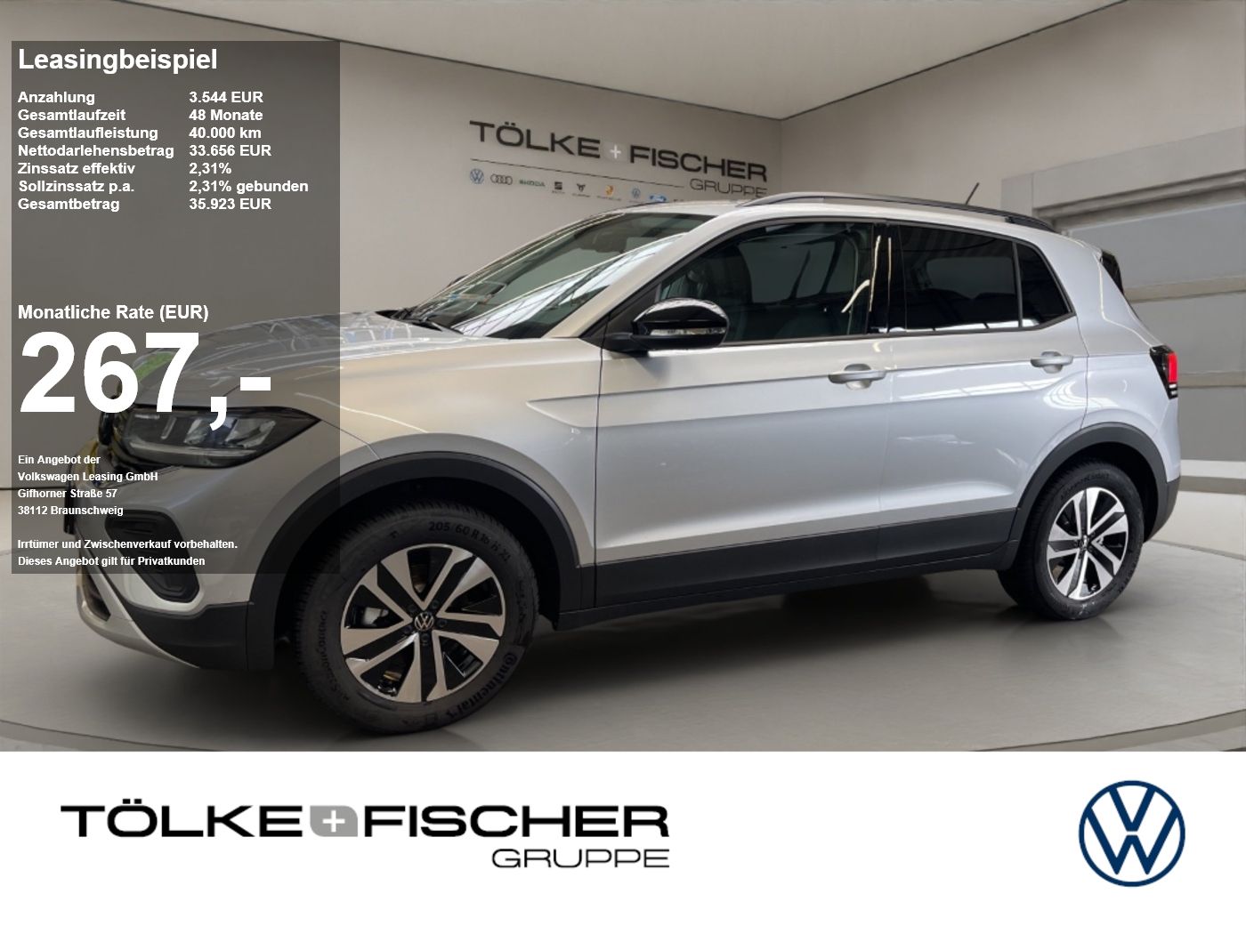 Volkswagen T-Cross Energy TSI DSG AHK GJR Rückfahrkamera foto 1