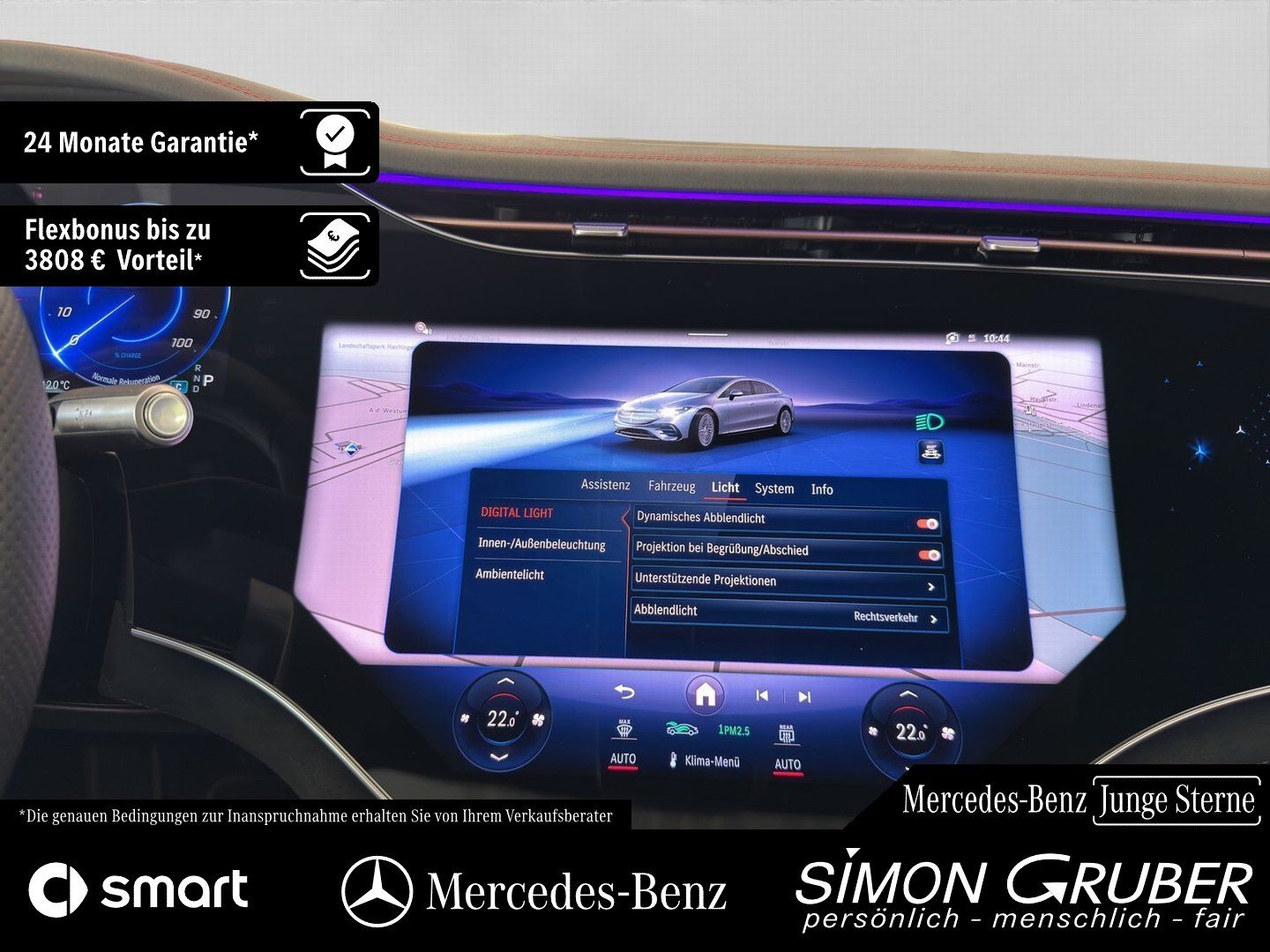 Fahrzeugabbildung Mercedes-Benz EQS 500 4M AMG Pano Massage TV Guard360 118kwh