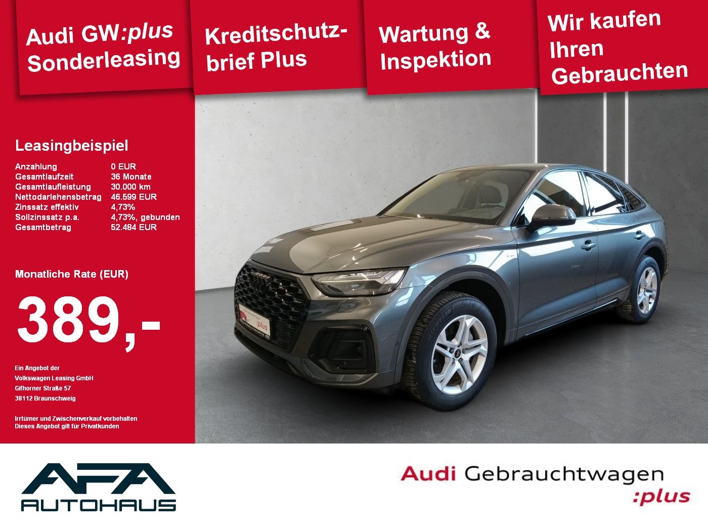 Audi Q5 Sportback 40 TFSI qu. S tr. S-Line*AHK*Matrix