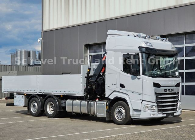 DAF XF 530 Pritsche mit Ladekran HIAB 258-7 Seilw.