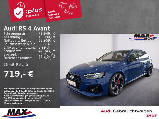 RS4 Avant MATRIX+KERAMIK+PANO+AHK+WABEN+280KM/H